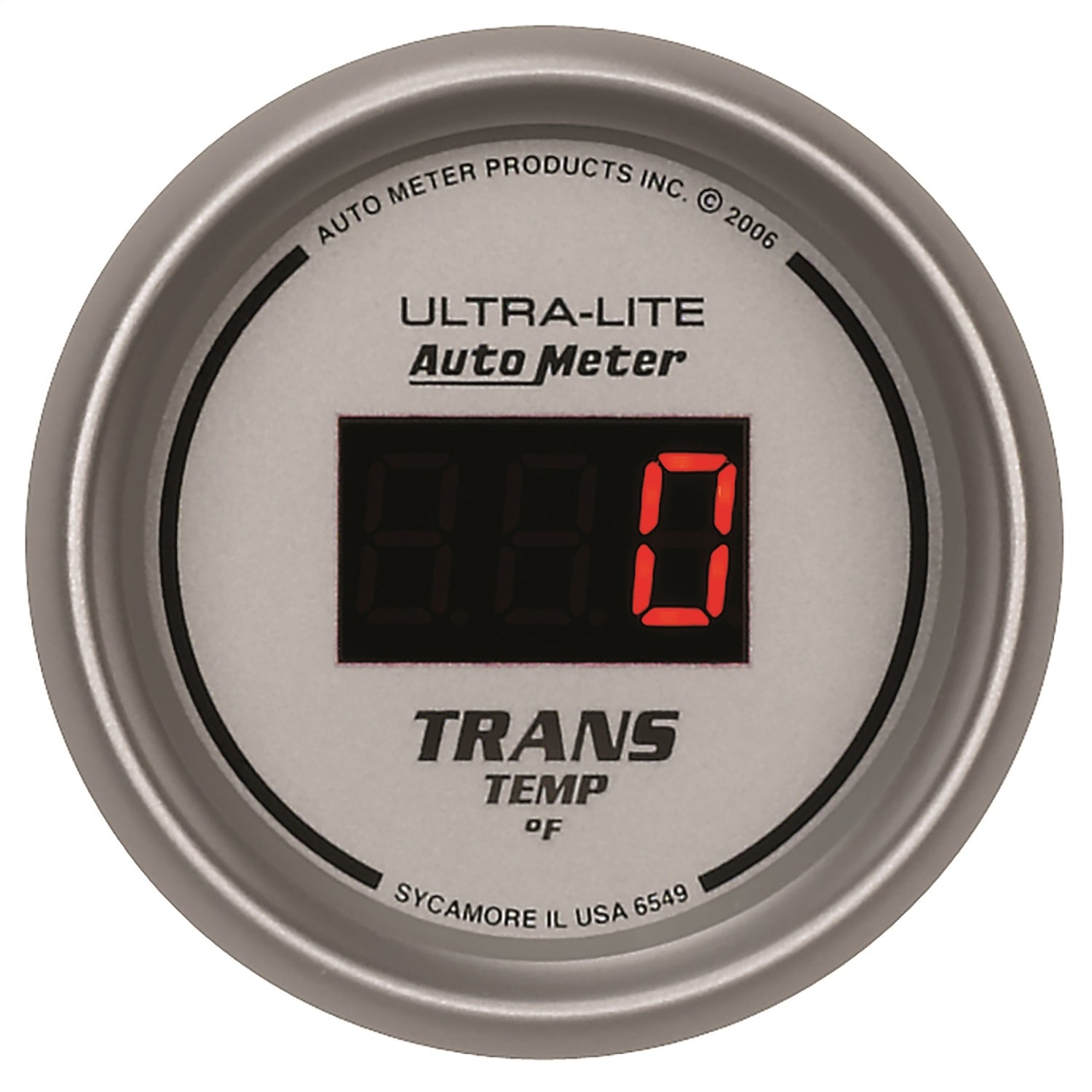 2-1/16" TRANSMISSION TEMPERATURE, 0-340 °F, ULTRA-LITE DIGITAL