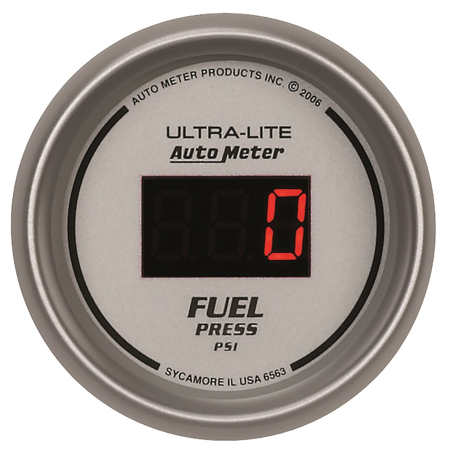 2-1/16" FUEL PRESSURE, 5-100 PSI, ULTRA-LITE DIGITAL