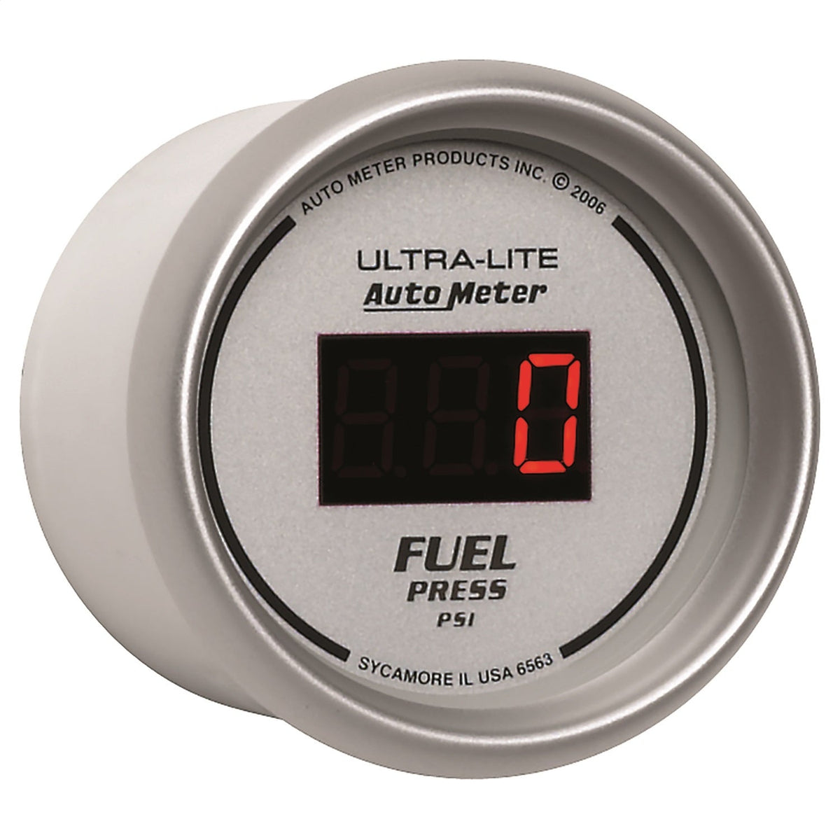 2-1/16" FUEL PRESSURE, 5-100 PSI, ULTRA-LITE DIGITAL