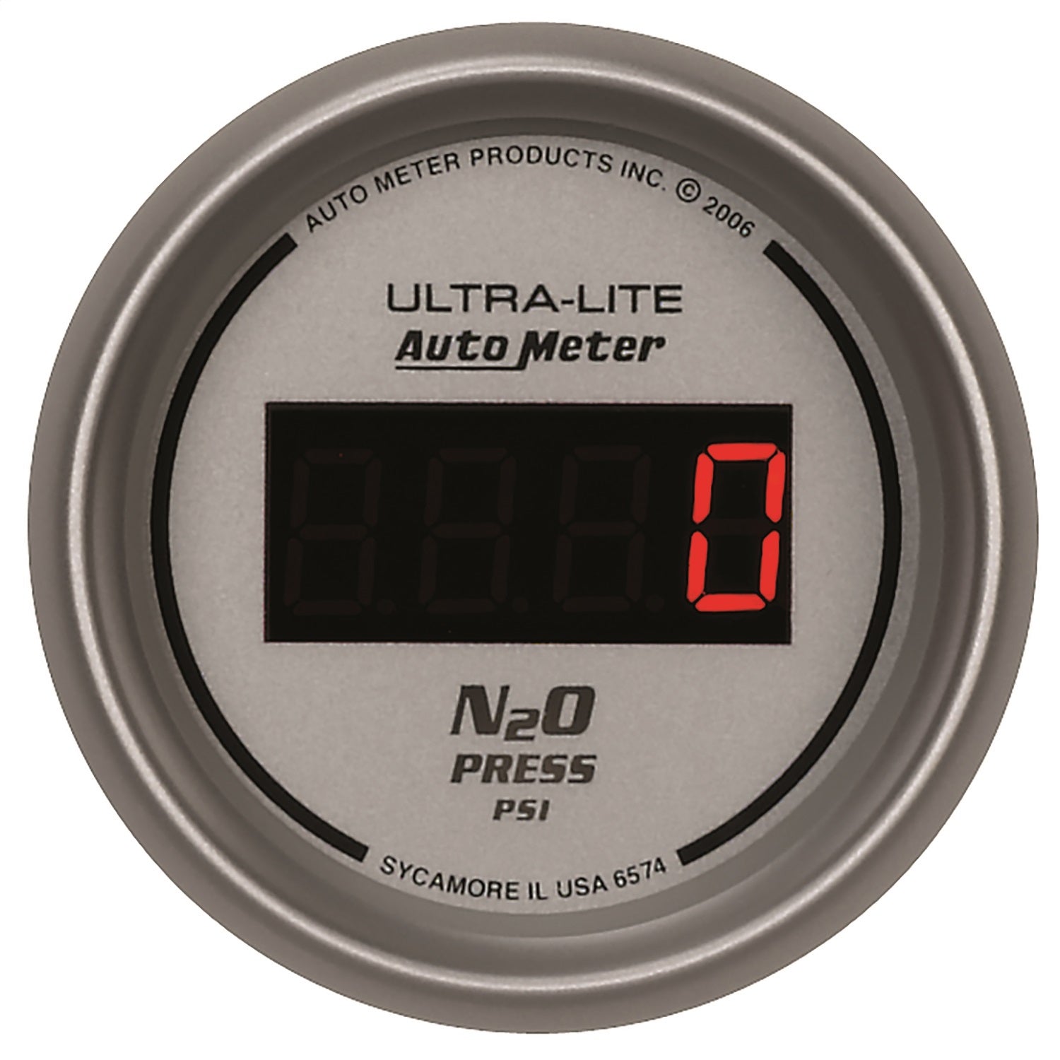 2-1/16" NITROUS PRESSURE, 0-1600 PSI, ULTRA-LITE DIGITAL