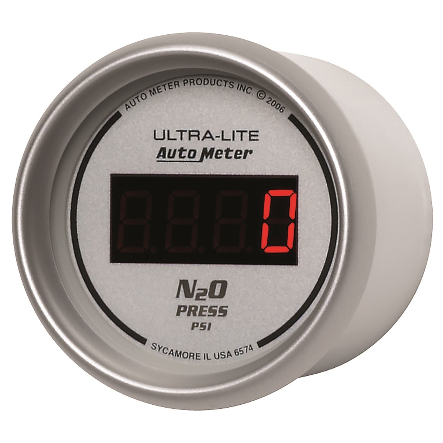 2-1/16" NITROUS PRESSURE, 0-1600 PSI, ULTRA-LITE DIGITAL