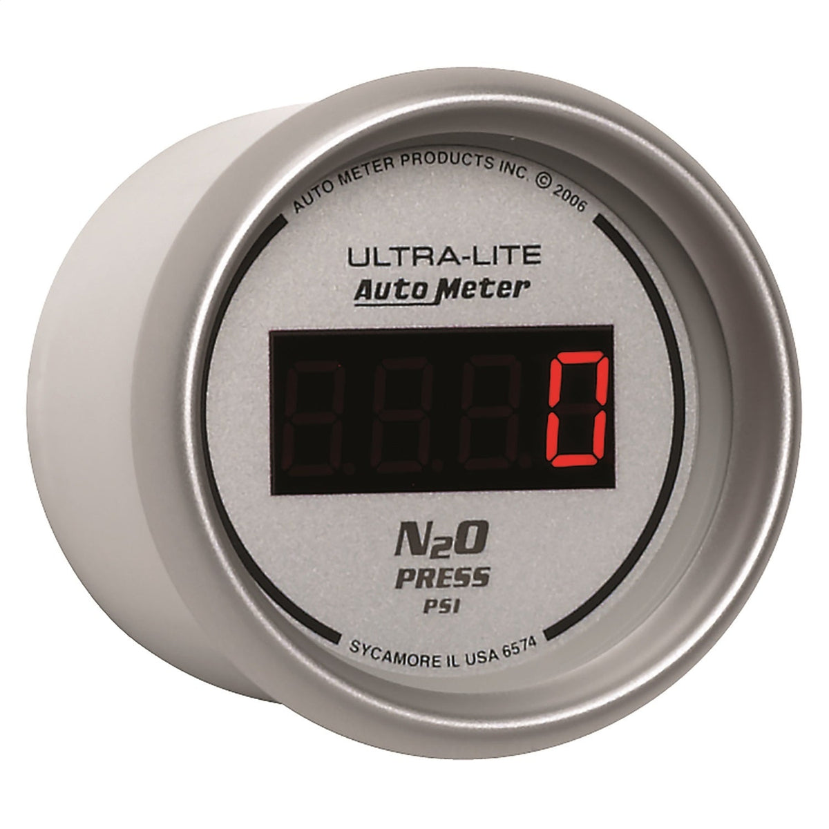2-1/16" NITROUS PRESSURE, 0-1600 PSI, ULTRA-LITE DIGITAL