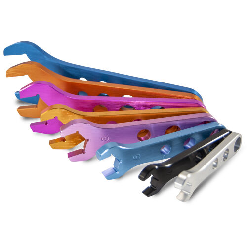Proform 66978 8-Piece Aluminum AN Wrench Set, Sizes 3AN to 20AN