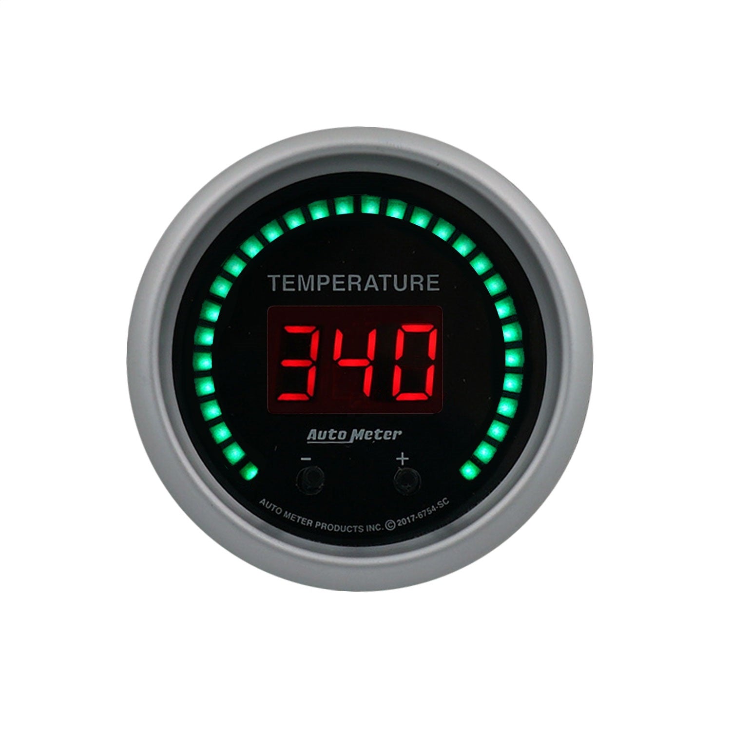 2-1/16" TWO CHANNEL FLUID TEMPERATURE, SELECTABLE SCALE ºF / ºC, SPORT-COMP ELITE DIGITAL