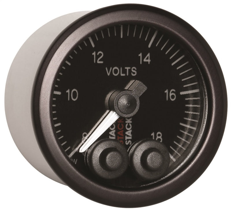 BATTERY VOLTAGE, PRO-CONTROL, 52MM, BLK, 8-18V
