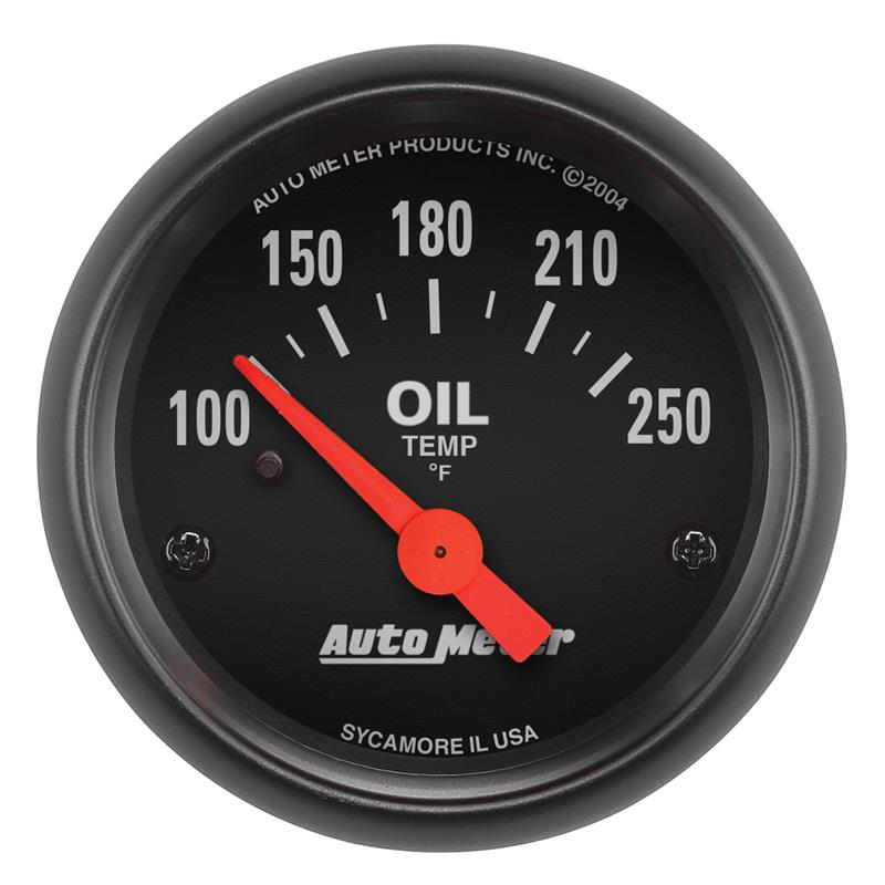 2-1/16" OIL TEMPERATURE, 100-250 °F, Z-SERIES