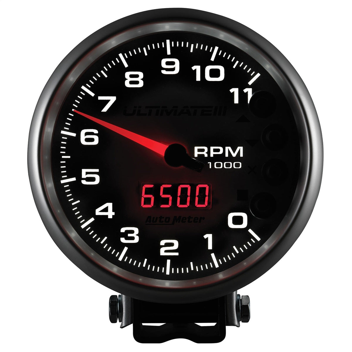 5" TACHOMETER, 0-11,000 RPM, PEDESTAL, ULTIMATE III PLAYBACK, SILVER
