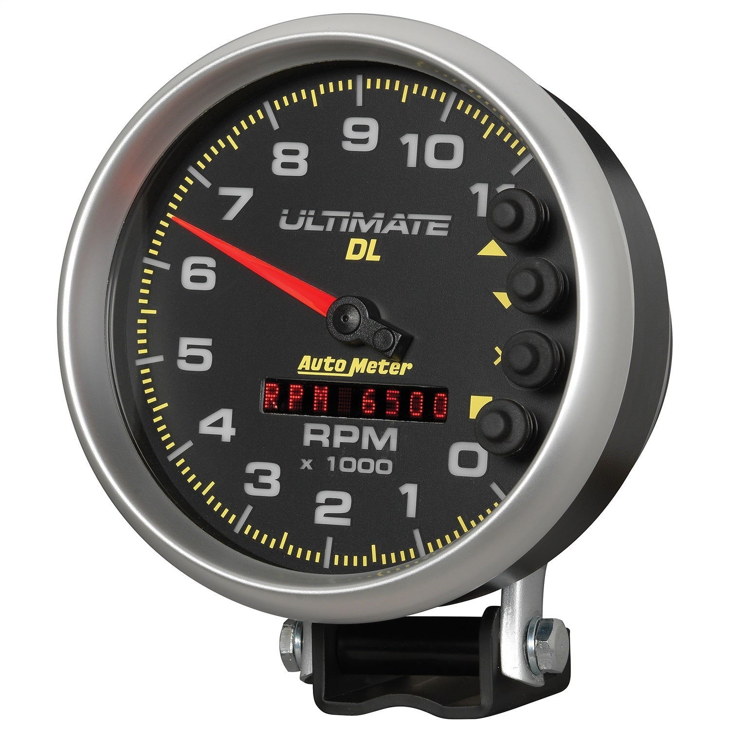 5" TACHOMETER, 0-11,000 RPM, PEDESTAL, ULTIMATE DL PLAYBACK, BLACK