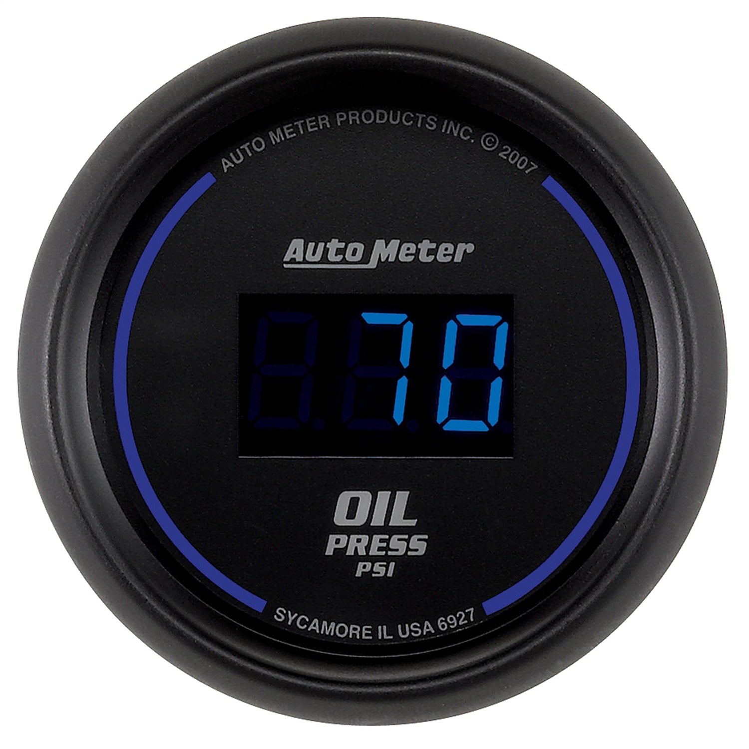 2-1/16" OIL PRESSURE, 0-100 PSI, COBALT DIGITAL