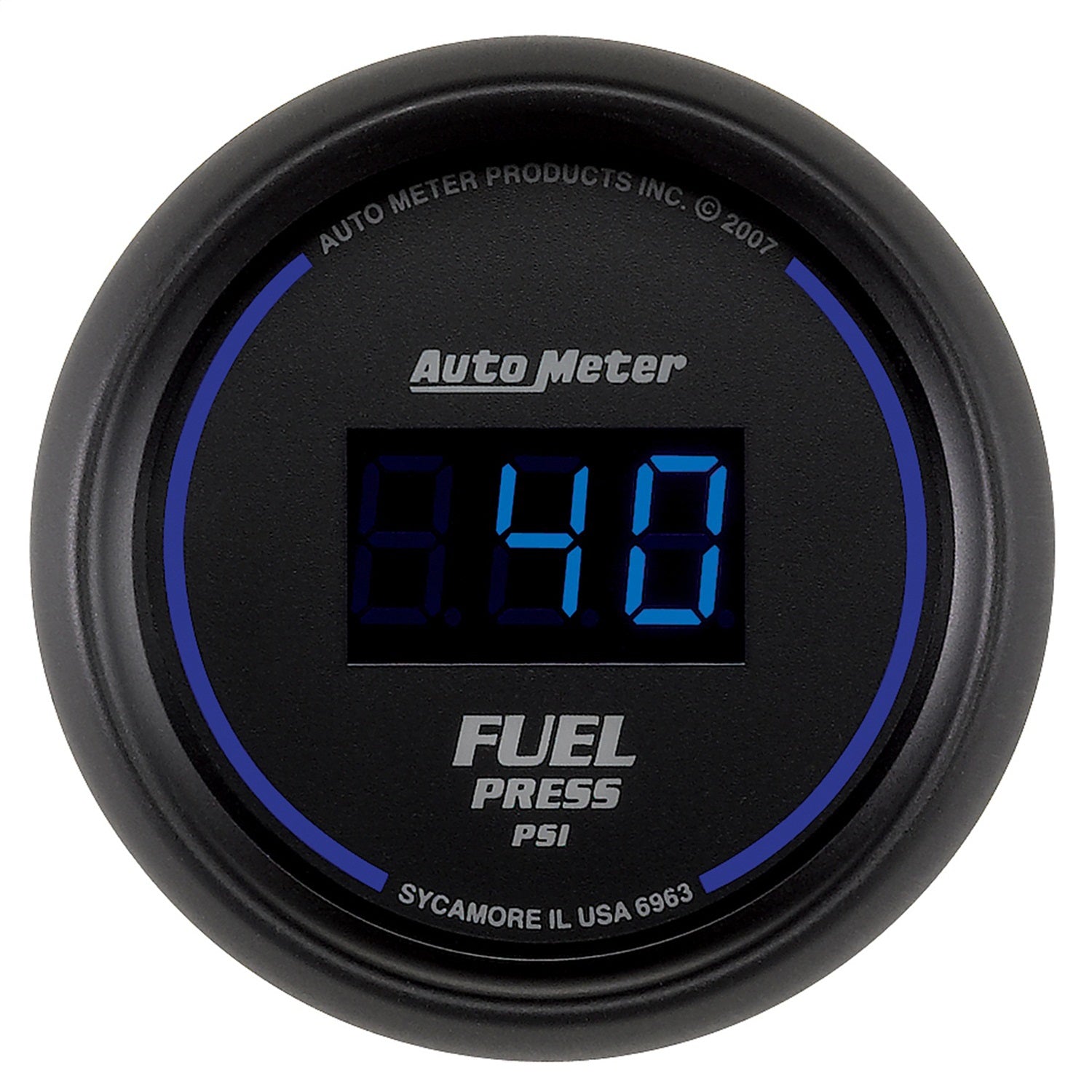 2-1/16" FUEL PRESSURE, 0-100 PSI, COBALT DIGITAL