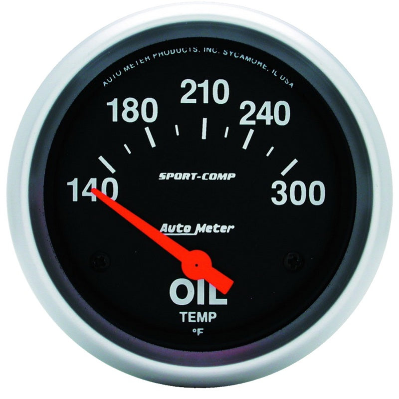 2-5/8" OIL TEMPERATURE, 140-300 °F, SPORT-COMP