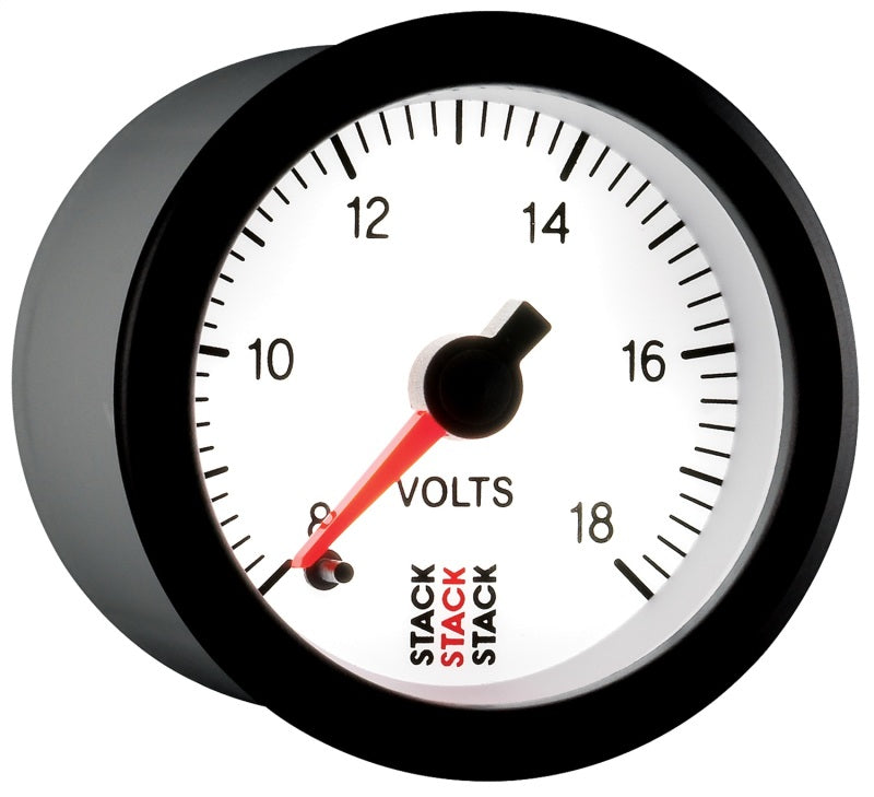 BATTERY VOLTAGE, PRO STEPPER MOTOR, 52MM, WHT, 8-18V