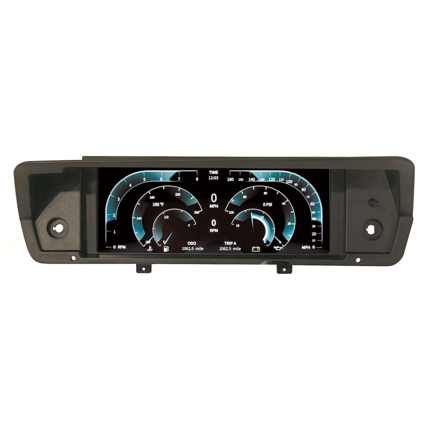 INVISION LCD DASH KIT, 72-76 A-BODY, DIRECT FIT DIGITAL DASH