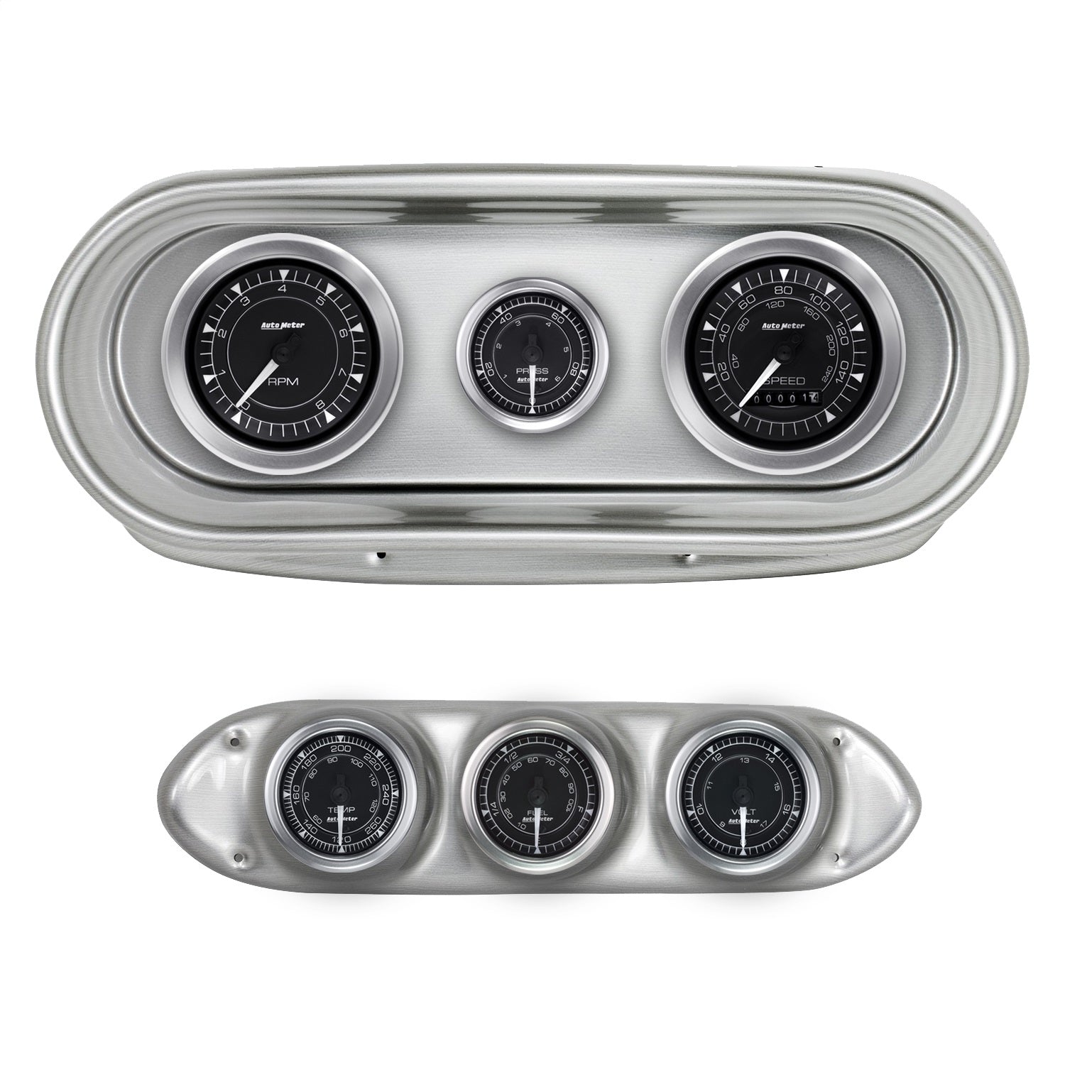 6 GAUGE DIRECT-FIT DASH KIT, NOVA 62-65, CHRONO