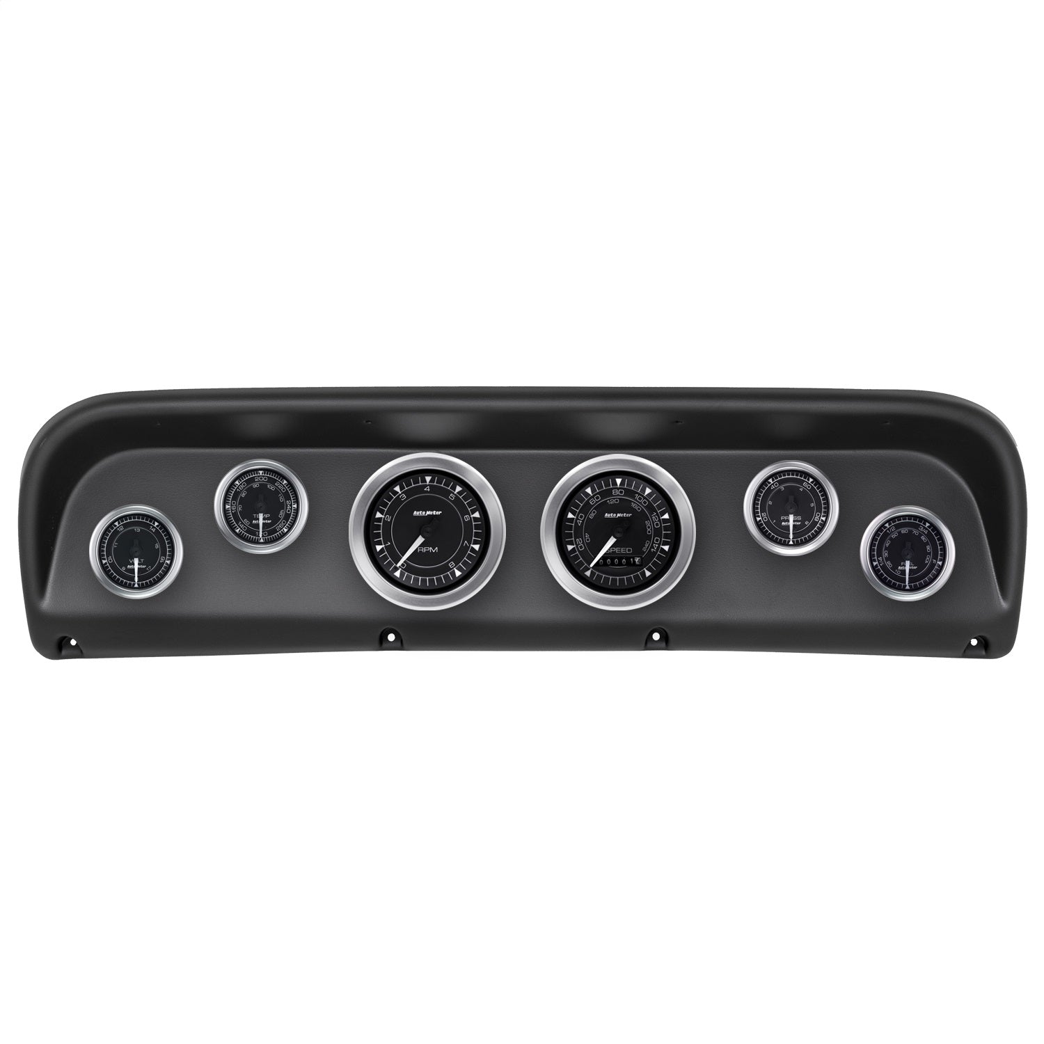 6 GAUGE DIRECT-FIT DASH KIT, FORD TRUCK 67-72, CHRONO