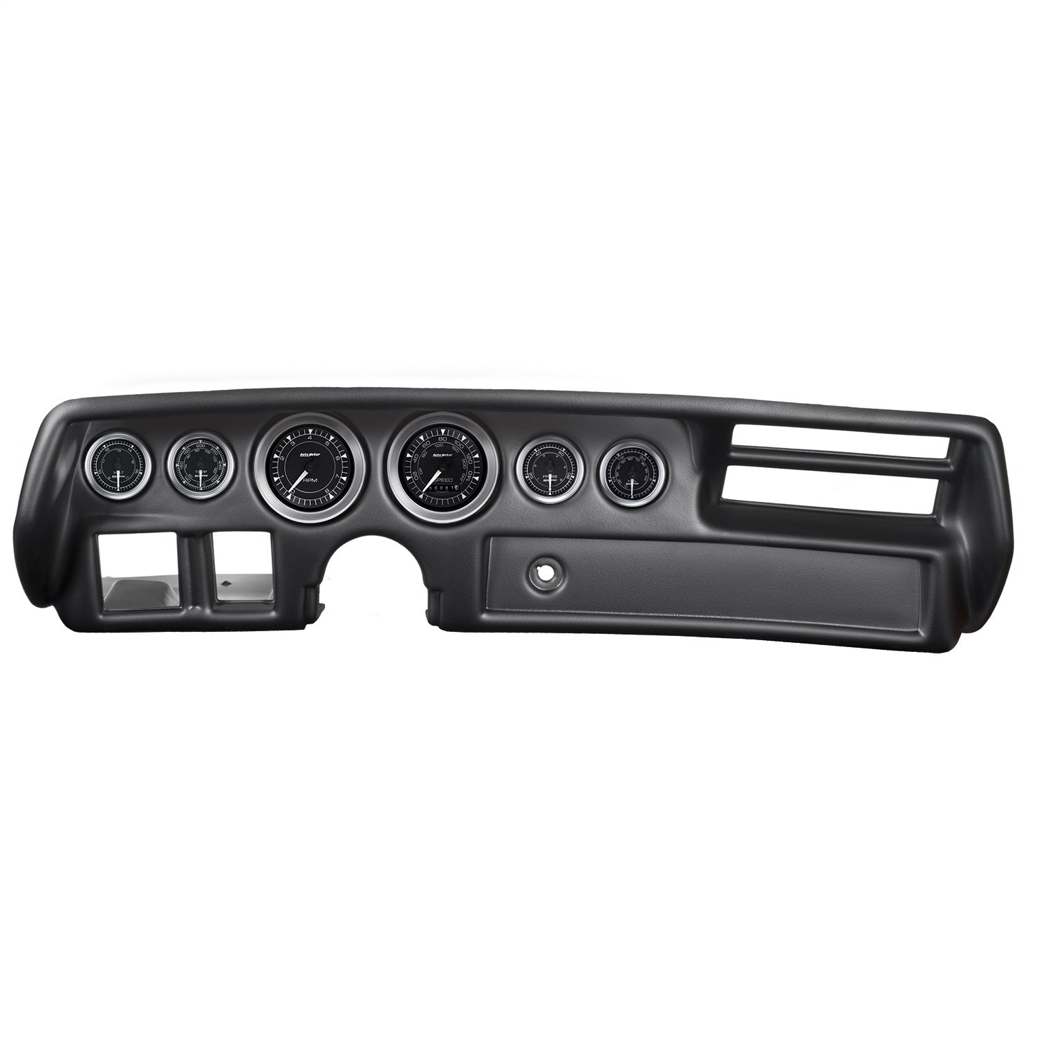 6 GAUGE DIRECT-FIT DASH KIT, CHEVELLE / EL CAMINO / MALIBU 70-72, CHRONO