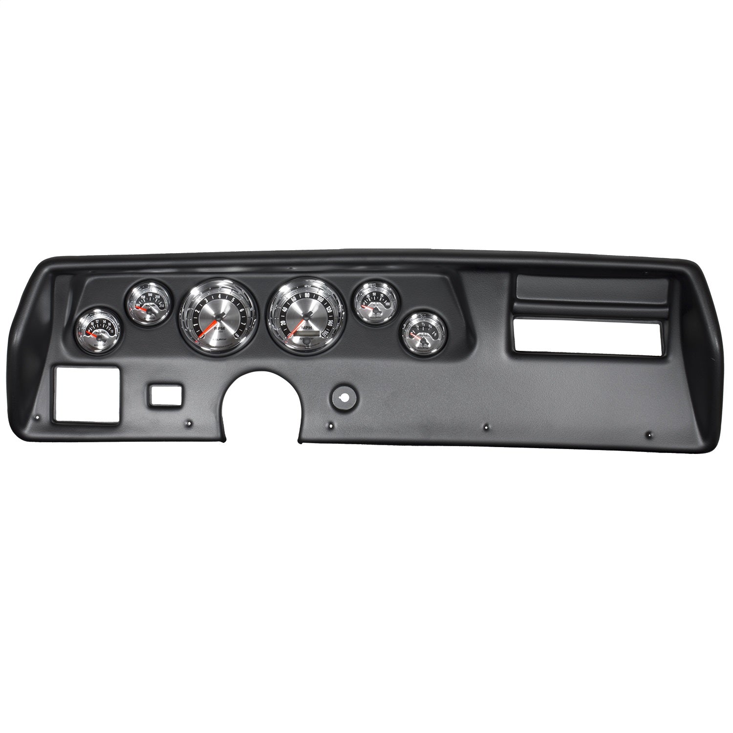 6 GAUGE DIRECT-FIT DASH KIT, CHEVELLE / EL CAMINO / MALIBU 70-72, AMERICAN MUSCLE