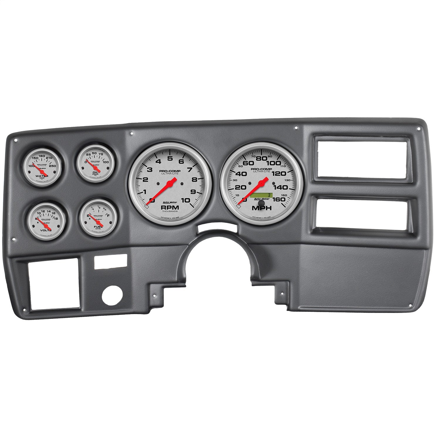 6 GAUGE DIRECT-FIT DASH KIT, CHEVY TRUCK / SUBURBAN 73-83, ULTRA-LITE