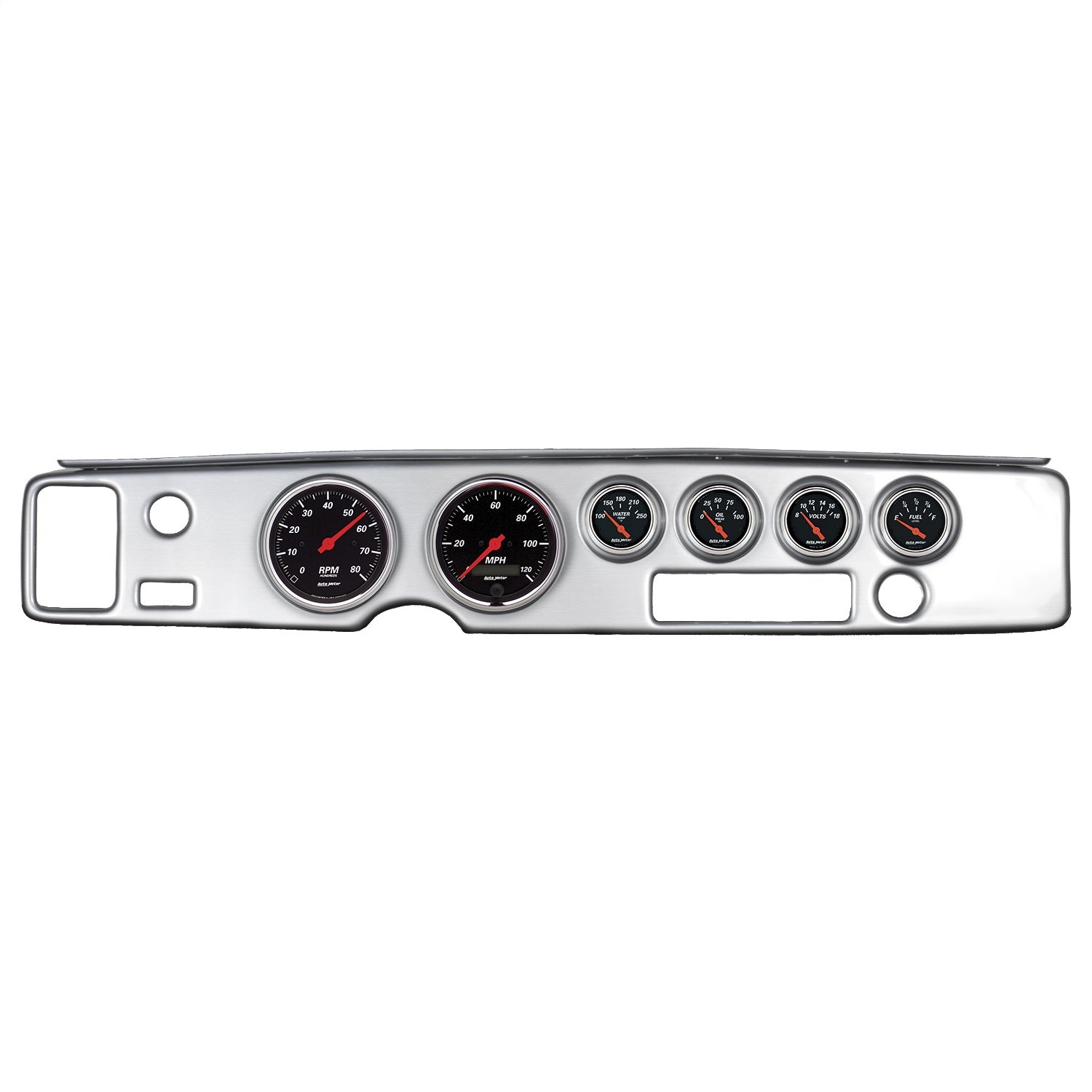 6 GAUGE DIRECT-FIT DASH KIT, FIREBIRD 70-81, DESIGNER BLACK
