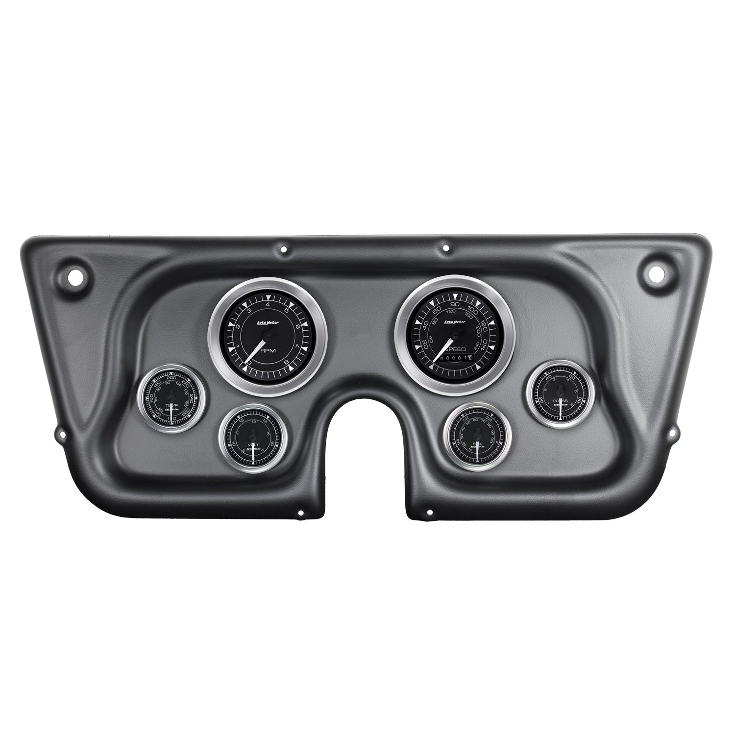 6 GAUGE DIRECT-FIT DASH KIT, CHEVY TRUCK C / K / K5 / SUBURBN 67-72, CHRONO