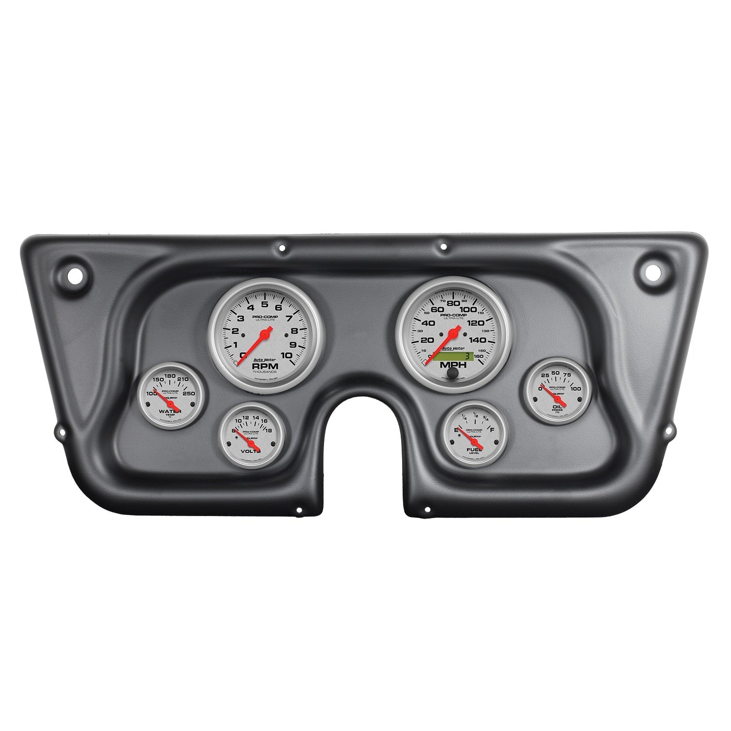 6 GAUGE DIRECT-FIT DASH KIT, CHEVY TRUCK C / K / K5 / SUBURBN 67-72, ULTRA-LITE