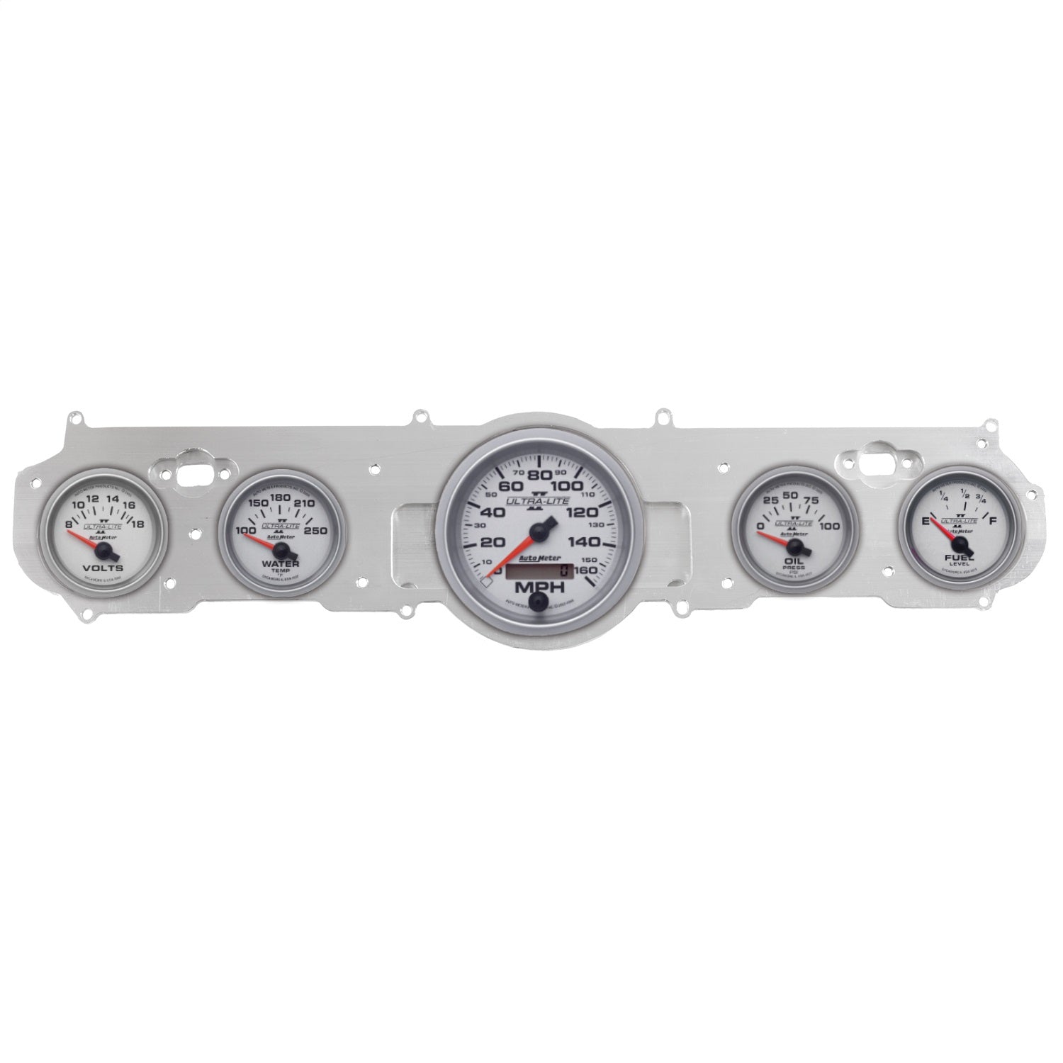 5 GAUGE DIRECT-FIT DASH KIT, MUSTANG 65-66, ULTRA-LITE II