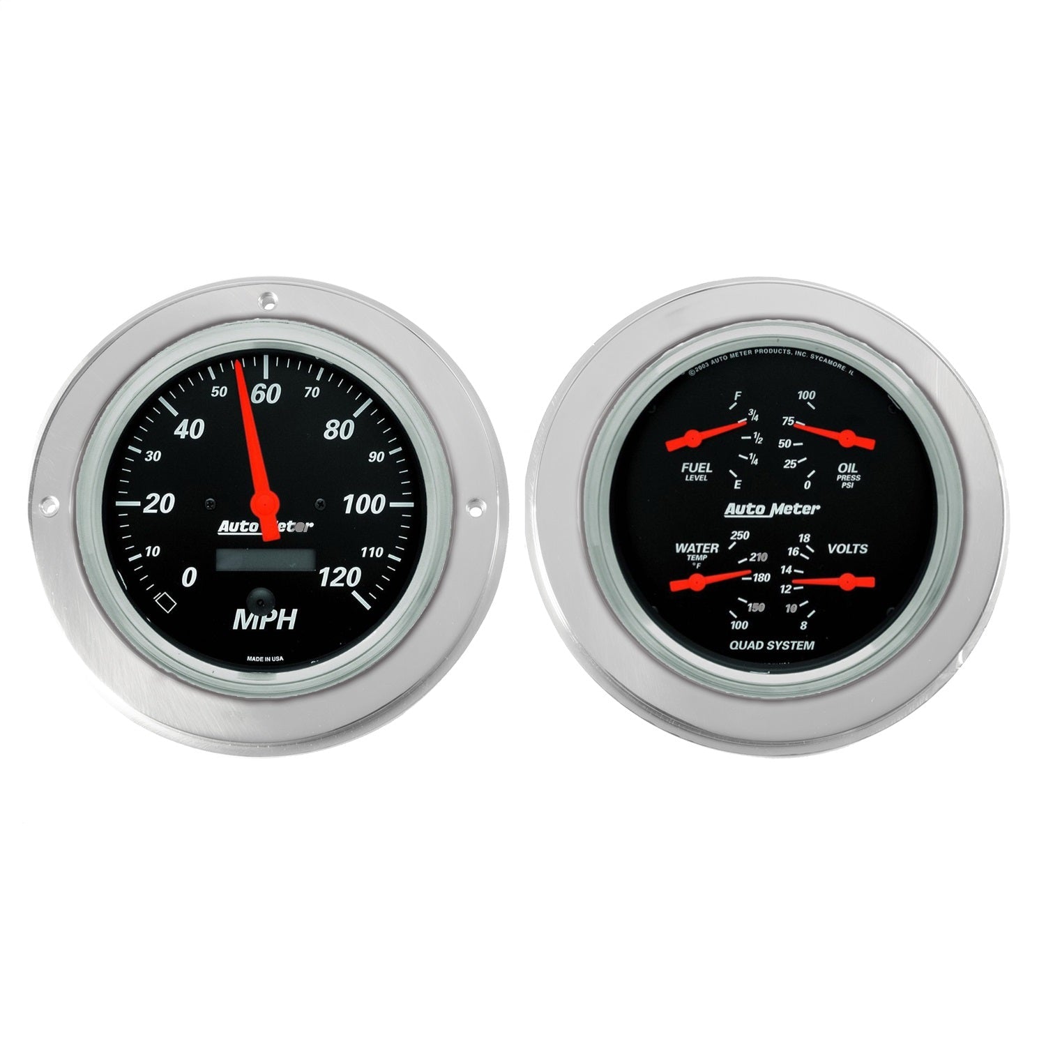 2 GAUGE DIRECT FIT DASH KIT, CHEVY TRUCK 54-55, 2 GAUGE,  DESIGNER BLACK