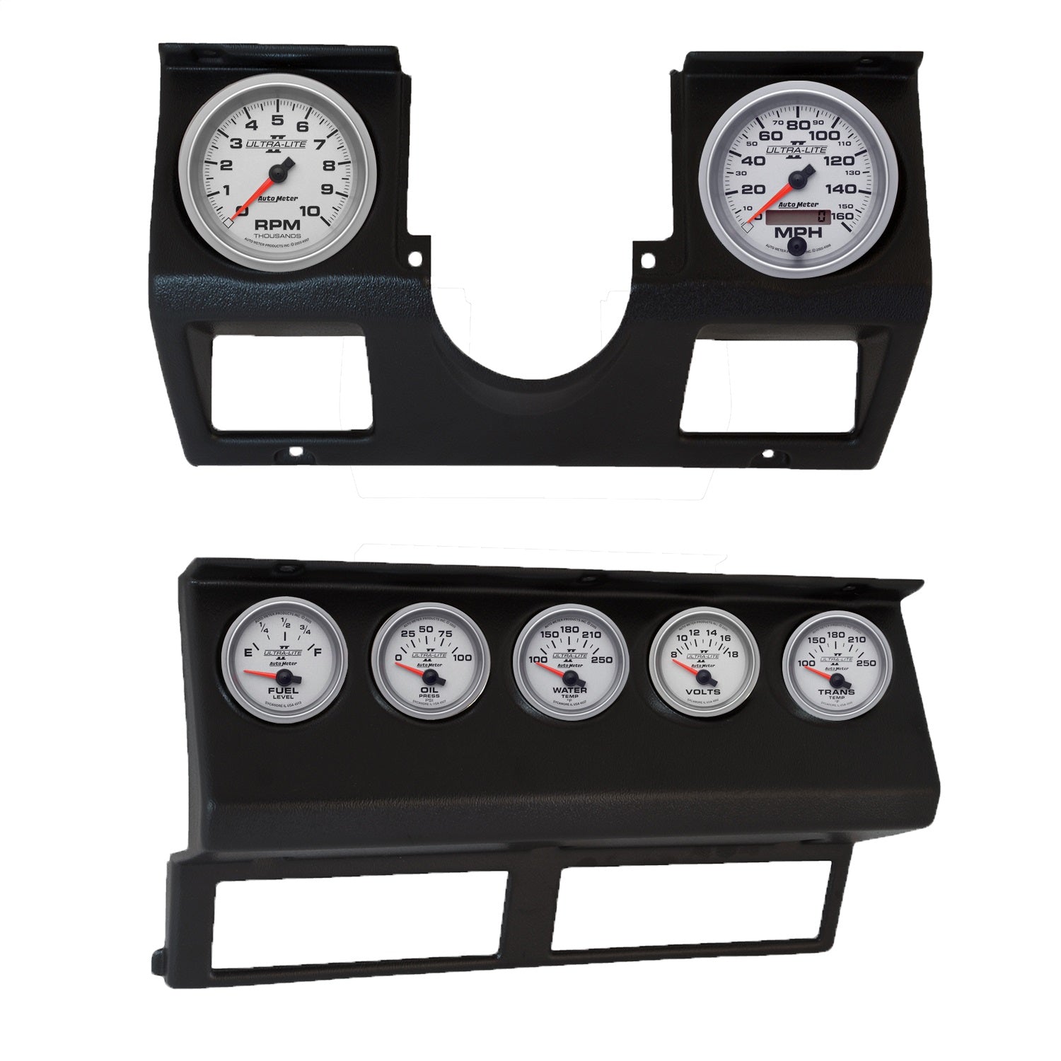 7 GAUGE DIRECT-FIT DASH KIT, WRANGLER YJ 87-96, ULTRA-LITE II