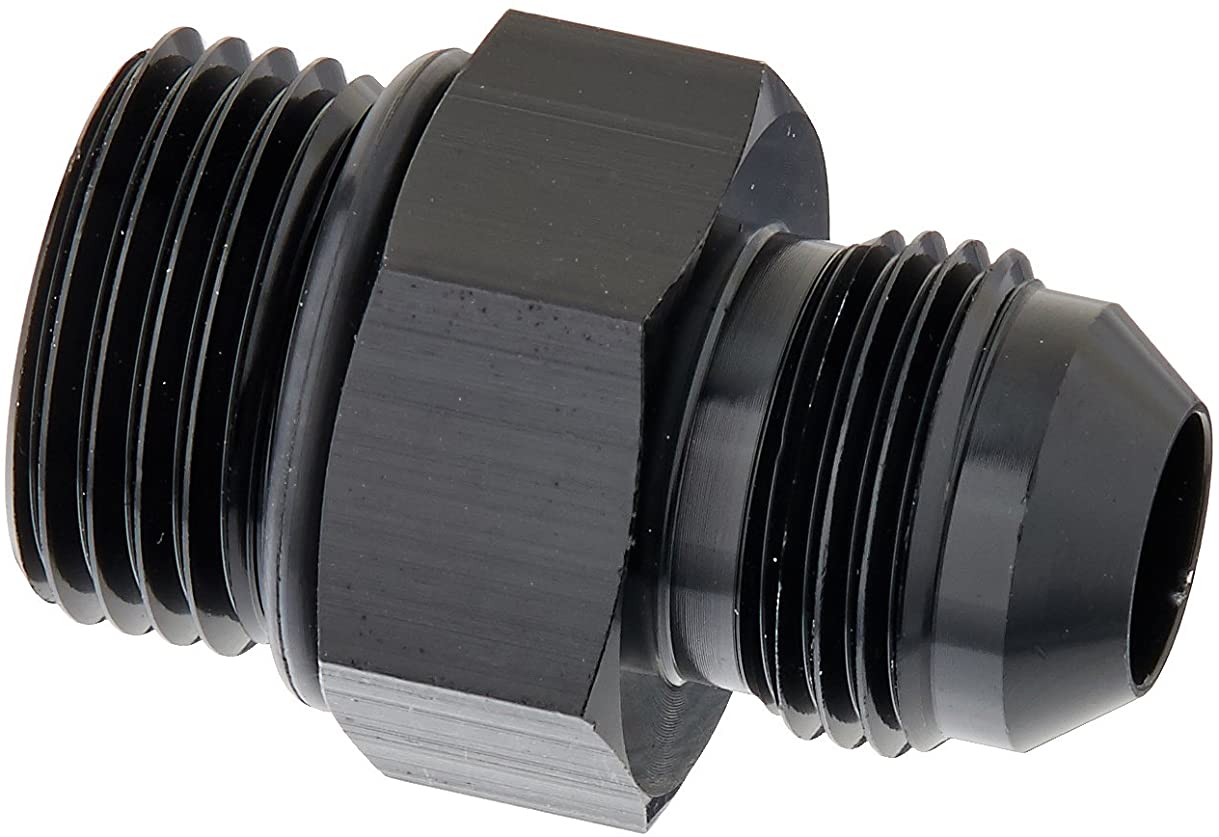 Redhorse Performance 920-08-10-2 -08 male to -10 o-ring port adapter (high flow radius ORB) - black
