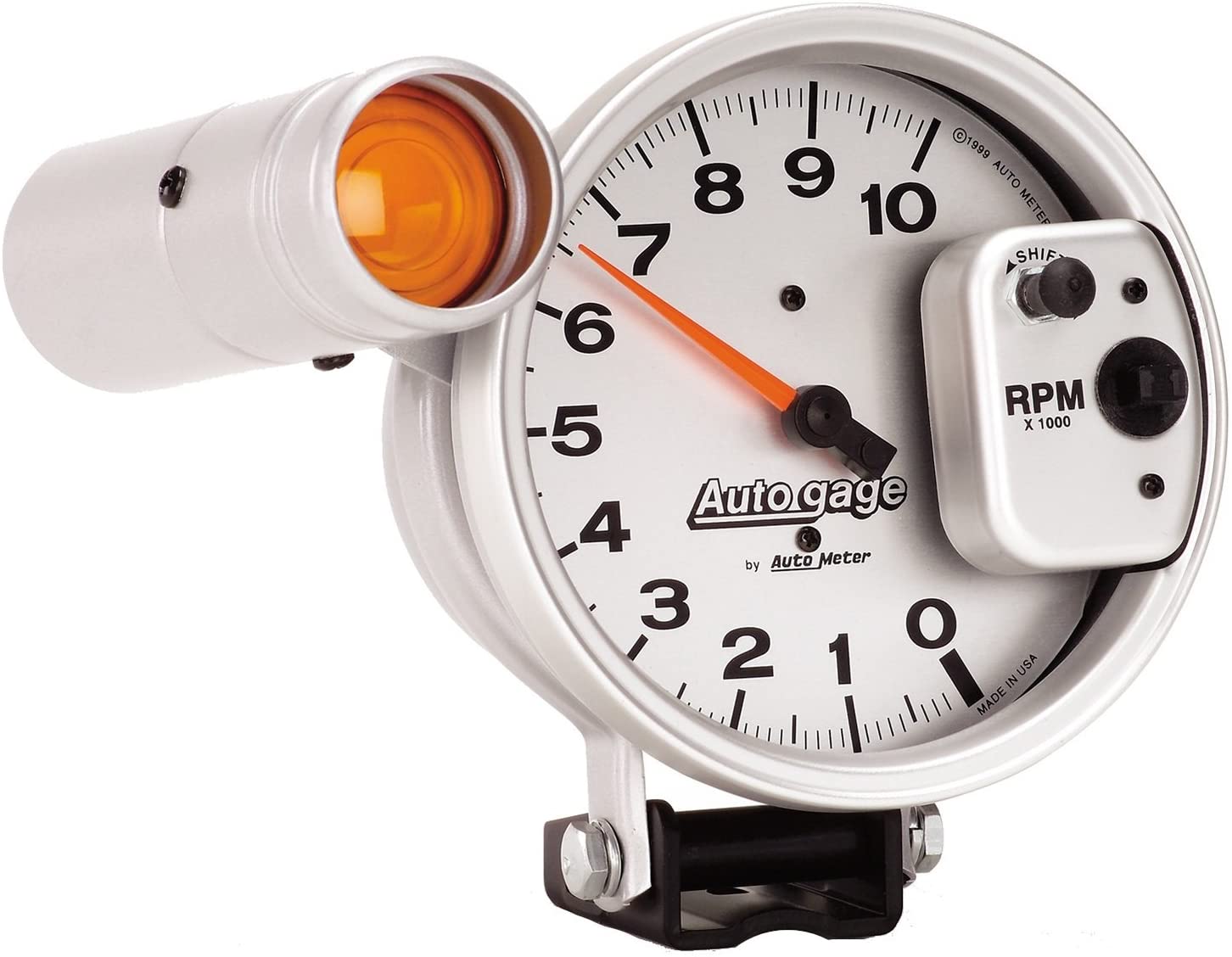 Autometer 233911 Autogage Monster Shift-Lite Tachometer 0-10,000 RPM 5" Analog
