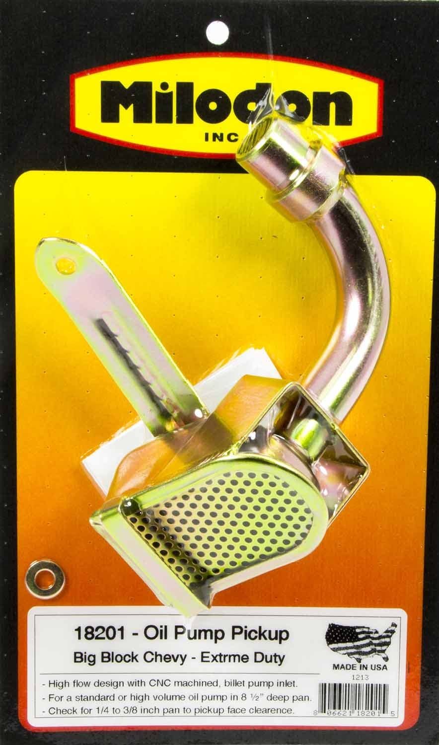Milodon 18201 Oil Pump Pick-Up Tube Small Block Chevy/Big Block Chevy