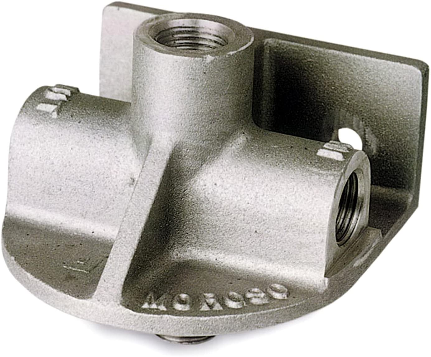 Moroso 23750 Remote Oil Filter Mount Accepts Chevy V8 Spin-On Filter
