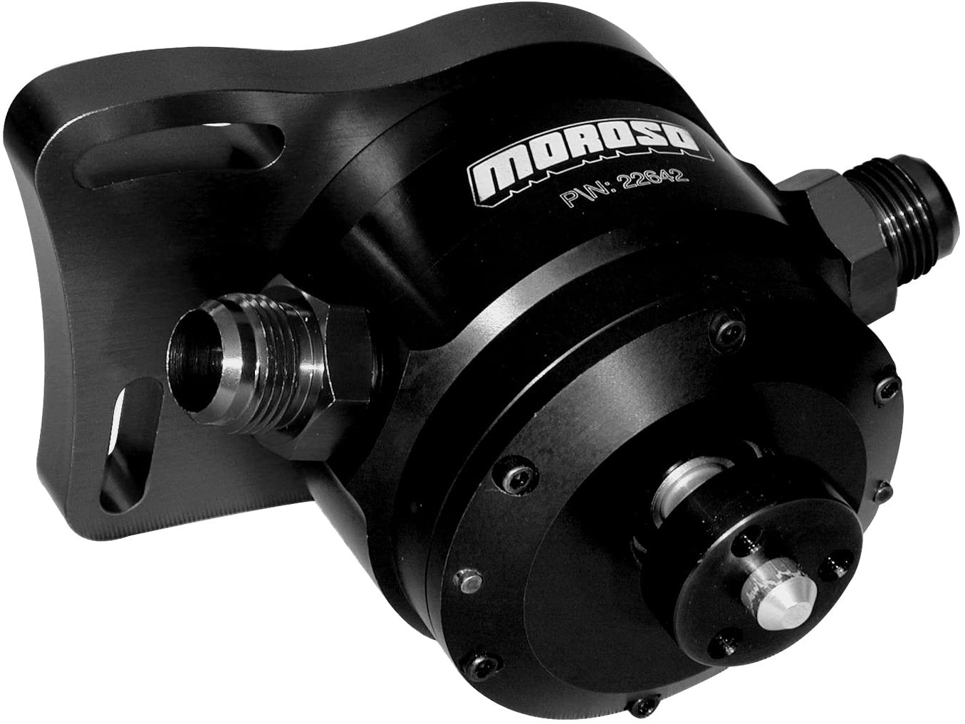 Moroso 22642 Enhanced 4-Vane Vacuump Pump -12AN Fittings