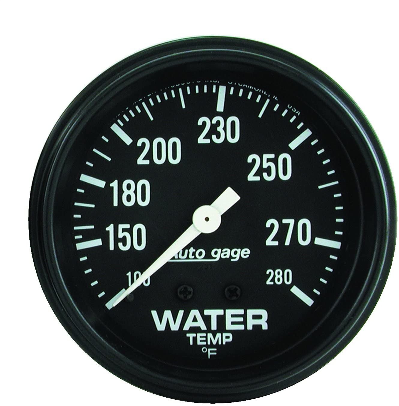 Autometer 2313 Autogage Water Temperature Gauge, 2-5/8" - Black