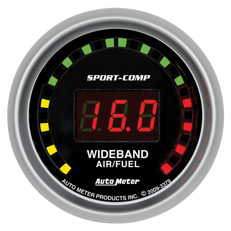 2-1/16" WIDEBAND STREET AIR/FUEL RATIO, 10:1-17:1 AFR, SPORT-COMP