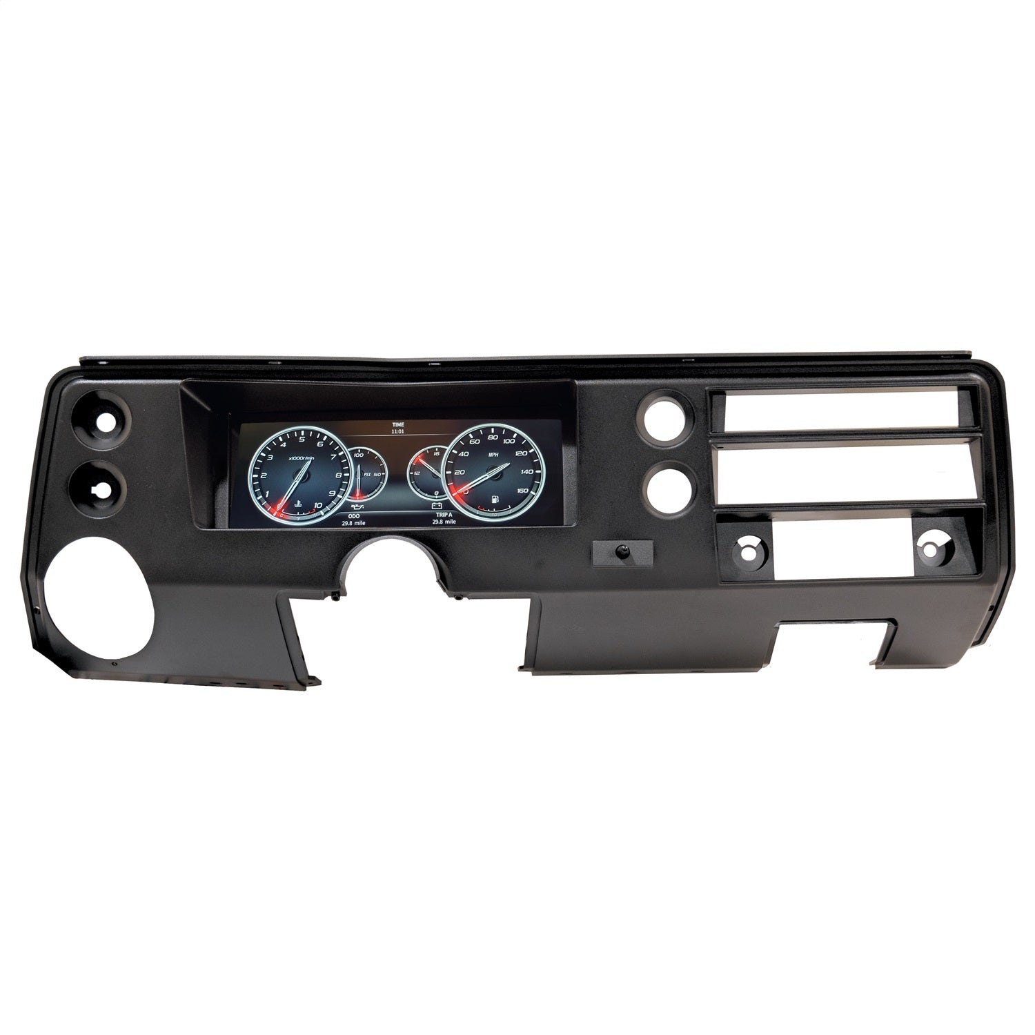 INVISION LCD DASH KIT, 68 CHEVELLE/MALIBU/EL CAMINO, DIRECT FIT DIGITAL DASH