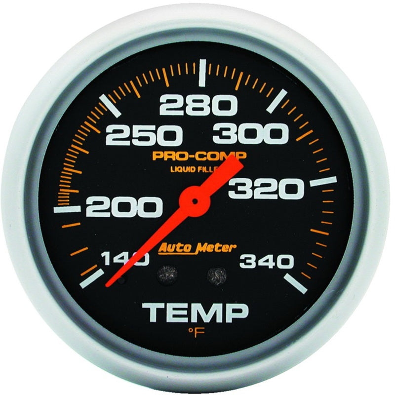 2-5/8" TEMPERATURE, 140-340 °F, LIQUID FILLED, PRO-COMP