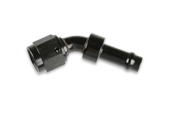 Earl's 754166ERL Vapor Guard Hose End, -6AN 45?? Angle to 3/8"