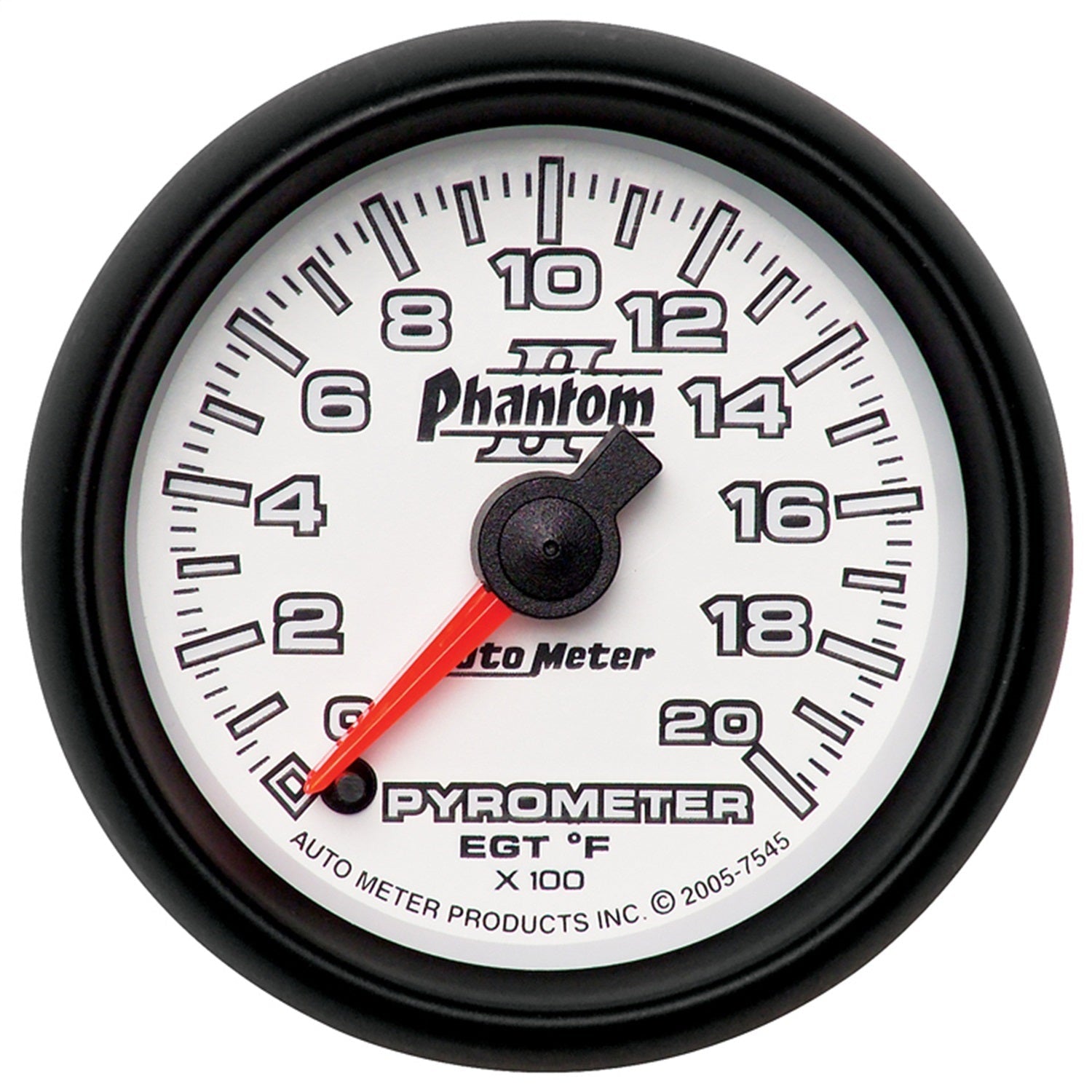 2-1/16" PYROMETER, 0-2000 °F, PHANTOM II