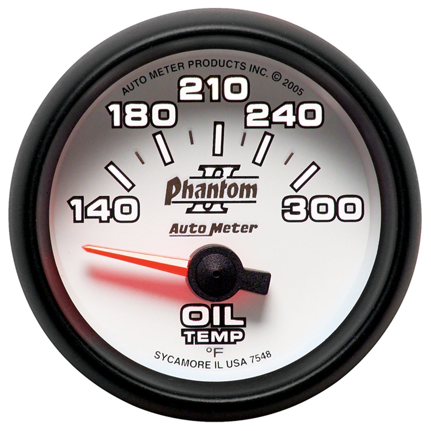 2-1/16" OIL TEMPERATURE, 140-300 °F, PHANTOM II