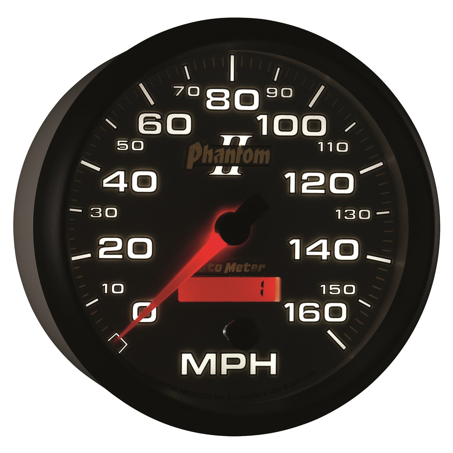5" SPEEDOMETER, 0-160 MPH, PHANTOM II