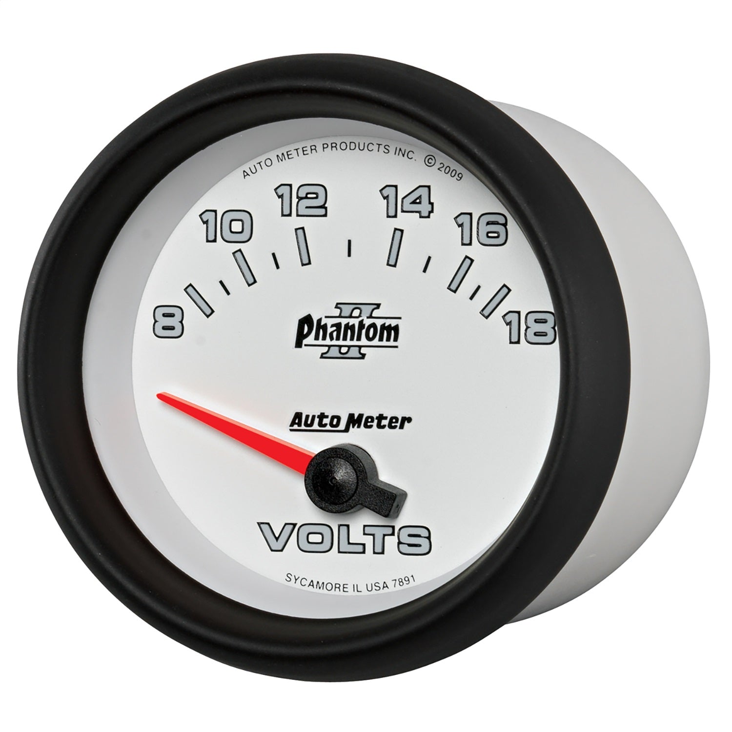 2-5/8" VOLTMETER, 8-18V, PHANTOM II