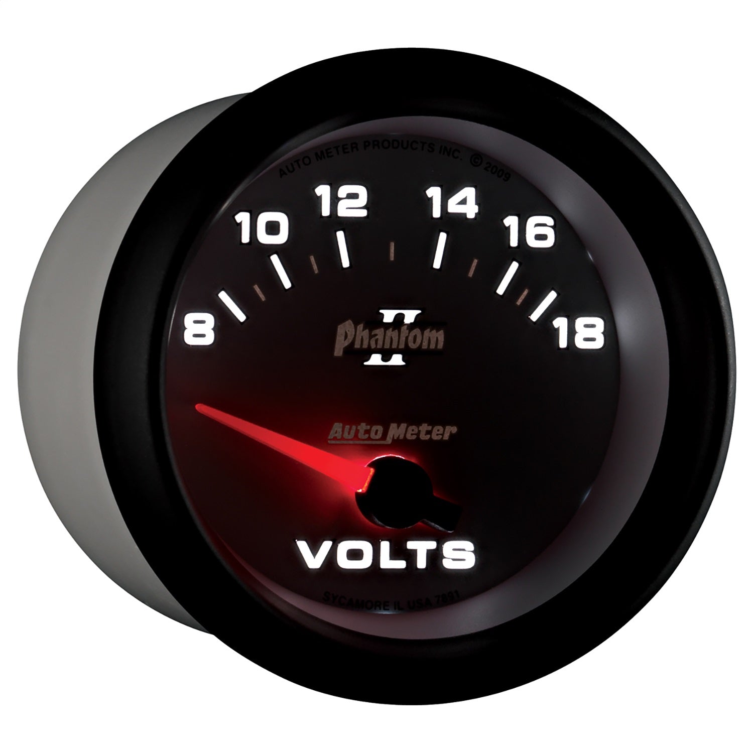 2-5/8" VOLTMETER, 8-18V, PHANTOM II