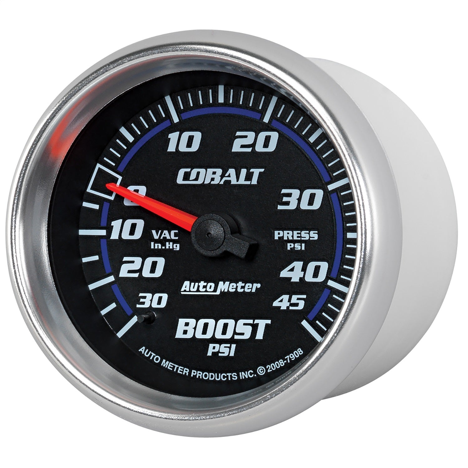 2-5/8" BOOST/VACUUM, 30 IN HG/45 PSI, COBALT