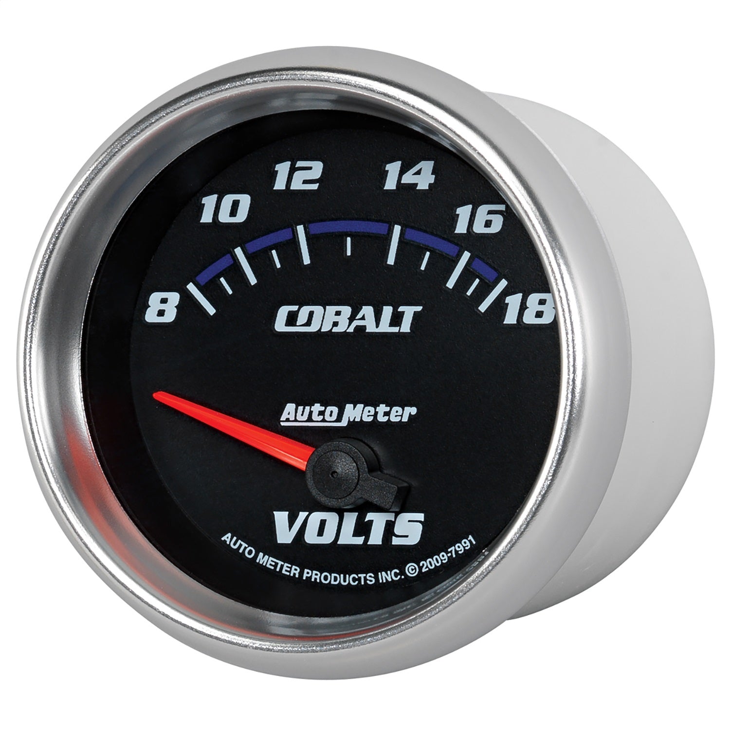 2-5/8" VOLTMETER, 8-18V, COBALT