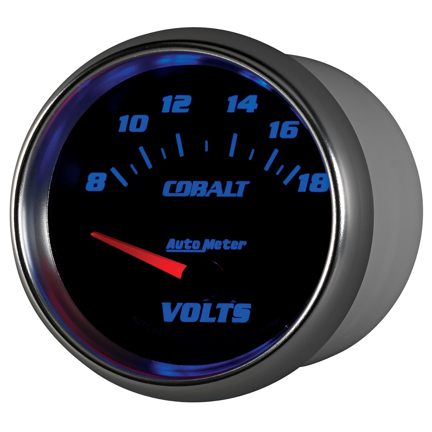 2-5/8" VOLTMETER, 8-18V, COBALT