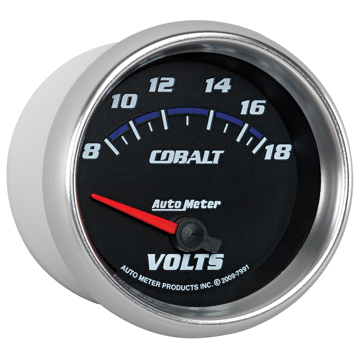 2-5/8" VOLTMETER, 8-18V, COBALT