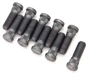 Moser Engineering 8060 Press-In Wheel Studs Chevy - 7/16"-20 x 1-1/4" RH, 0.480 Knurl