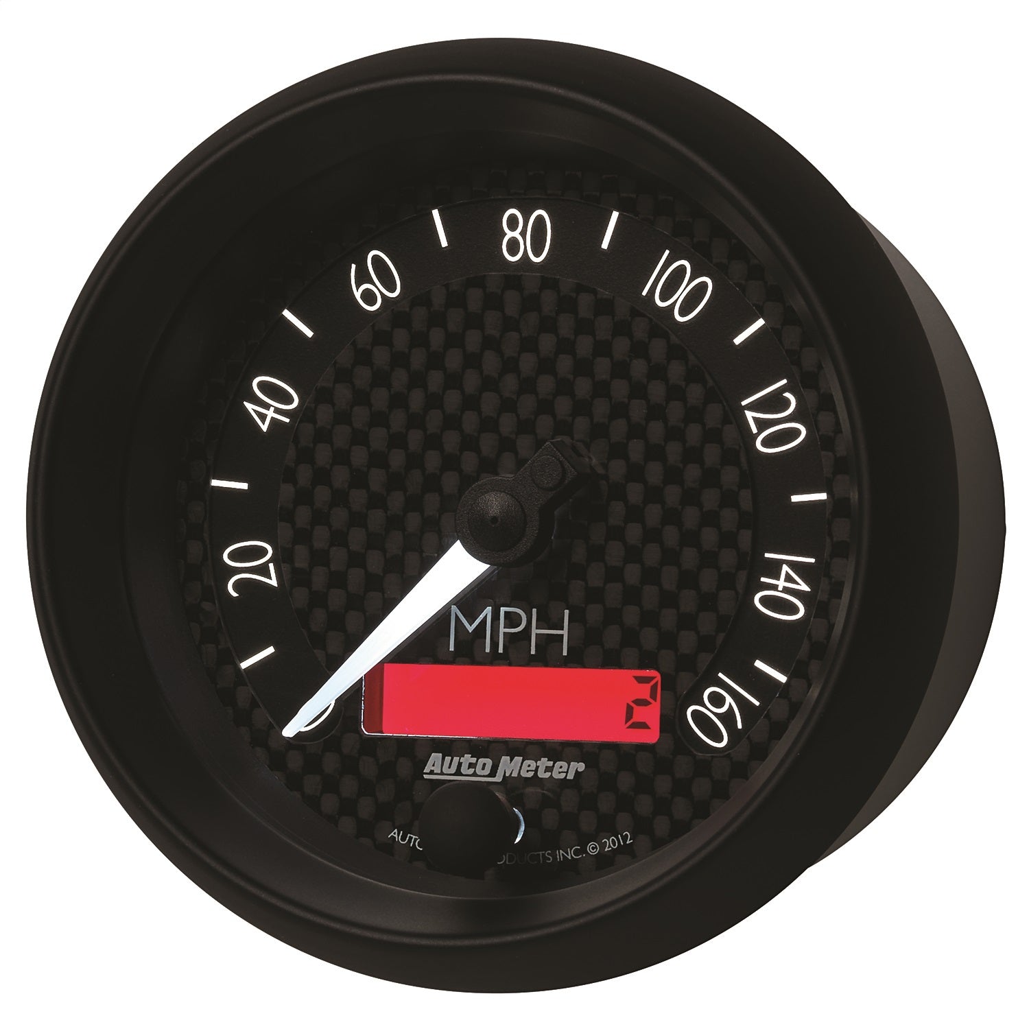 3-3/8" SPEEDOMETER, 0-160 MPH, GT