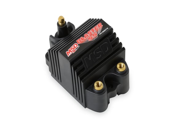 MSD 82073 Ignition Coil, Blaster SS - Black, Universal - Add to MSD 6-Series Ignition